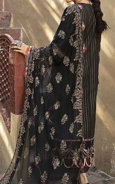 Gul Ahmed Black Chiffon Suit | Pakistani Dresses in USA- Image 2