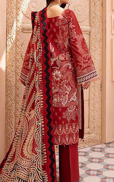 Gulaal Red Lawn Suit | Pakistani Dresses in USA- Image 2