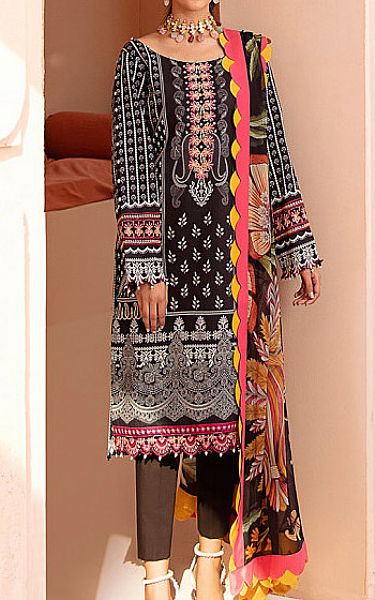 Gulaal Black Lawn Suit | Pakistani Dresses in USA- Image 1