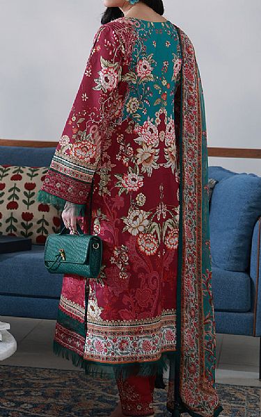 Gulaal Light Burgundy Lawn Suit | Pakistani Lawn Dress in USA- Image 2