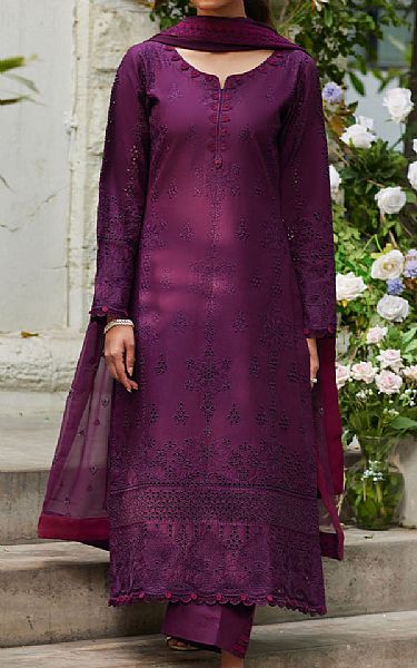 Gulaal Purple Lawn Suit | Pakistani Lawn Dress in USA- Image 1