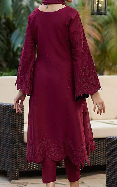 Gulaal Wine Berry Lawn Suit | Pakistani Lawn Dress in USA- Image 2