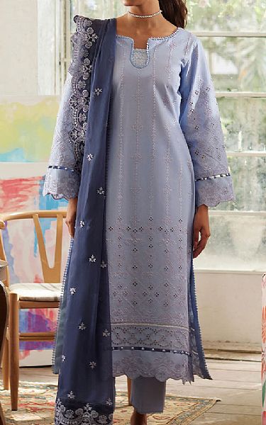 Gulaal Light Blue Lawn Suit | Pakistani Lawn Dress in USA- Image 1