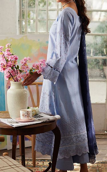 Gulaal Light Blue Lawn Suit | Pakistani Lawn Dress in USA- Image 2