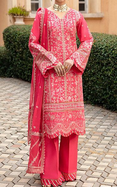 Gulaal Brink Pink Lawn Suit | Pakistani Lawn Dress in USA- Image 1