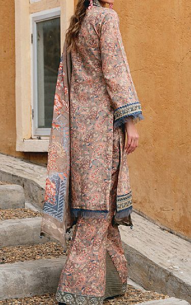 Gulaal Beige Lawn Suit | Pakistani Lawn Dress in USA- Image 2