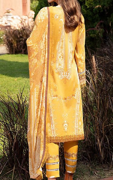 Gulaal Light Mustard Lawn Suit | Pakistani Lawn Dress in USA- Image 2