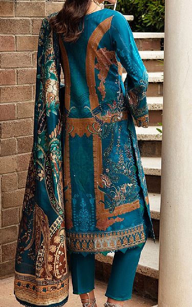 Gulaal Eastern Blue Lawn Suit | Pakistani Lawn Dress in USA- Image 2