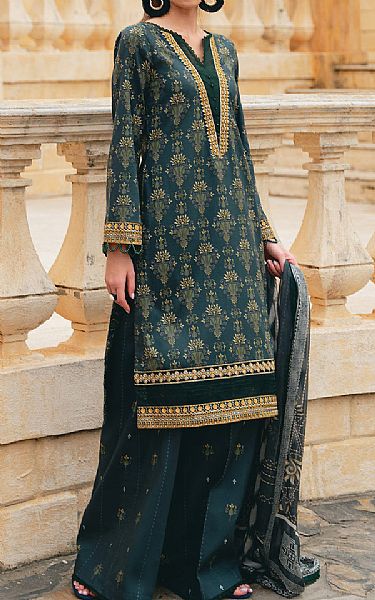 Gulaal Gable Green Lawn Suit | Pakistani Lawn Dress in USA- Image 1