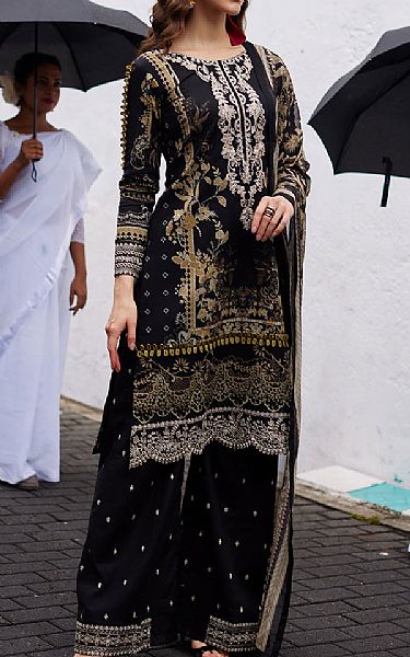 Gulaal Black Lawn Suit | Pakistani Lawn Dress in USA- Image 1