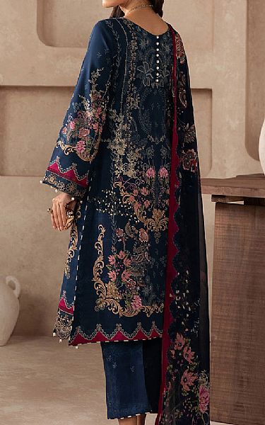 Gulaal Navy Blue Lawn Suit | Pakistani Lawn Dress in USA- Image 2