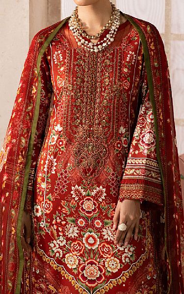 Gulaal Rust Lawn Suit | Pakistani Lawn Dress in USA- Image 2