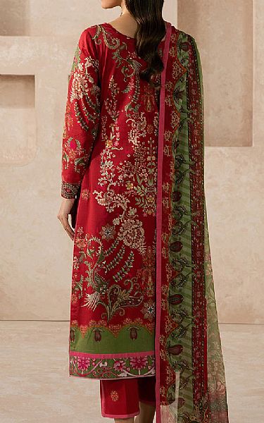 Gulaal Scarlet Lawn Suit | Pakistani Lawn Dress in USA- Image 2