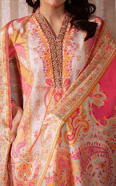 Gulaal Multi Silk Suit | Pakistani Embroidered Chiffon Dresses USA- Image 2
