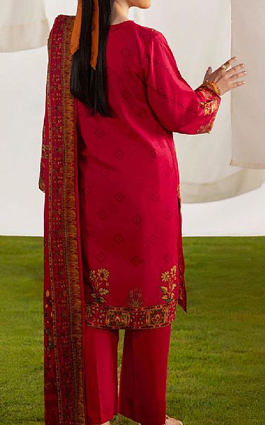 Gul Ahmed Cardinal Lawn Suit | Pakistani Lawn Dress in USA- Image 2
