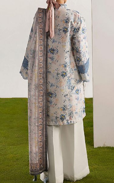 Gul Ahmed Off White Lawn Suit | Pakistani Lawn Dress in USA- Image 2