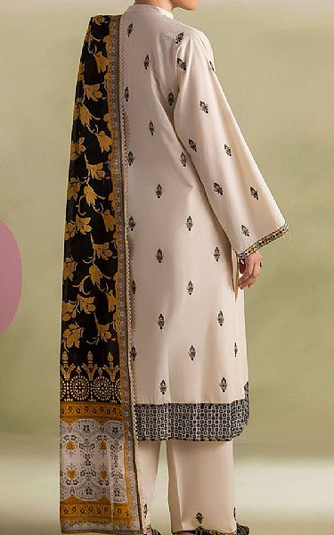 Gul Ahmed Off White Lawn Suit | Pakistani Lawn Dress in USA- Image 2