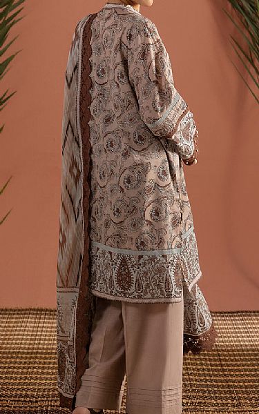 Gul Ahmed Oriental Pink Lawn Suit | Pakistani Lawn Dress in USA- Image 2