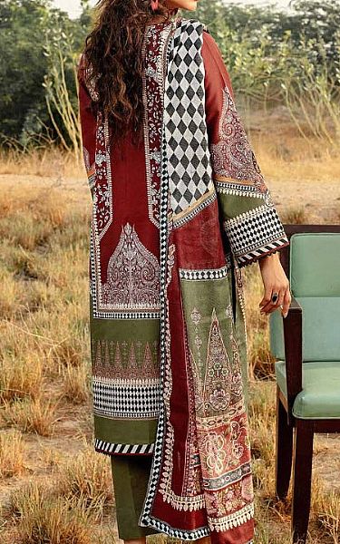 Gul Ahmed Pistachio Green Corduroy Suit | Pakistani Winter Dresses- Image 2