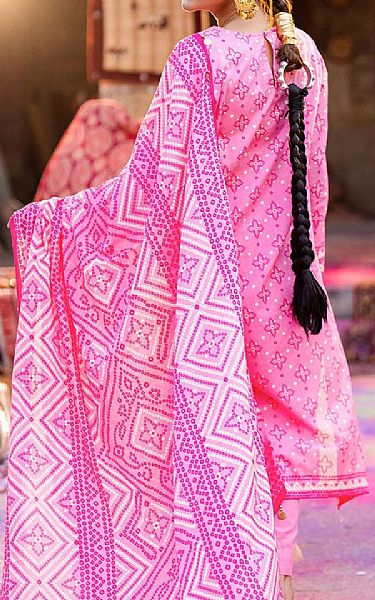 Gul Ahmed Pink Lawn Suit | Pakistani Lawn Dress in USA- Image 2