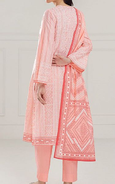 Gul Ahmed Sea Pink Lawn Suit | Pakistani Lawn Dress in USA- Image 2