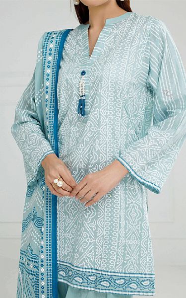 Gul Ahmed Sea Mist Lawn Suit | Pakistani Lawn Dress in USA- Image 2