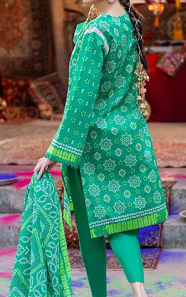 Gul Ahmed Persian Green Lawn Suit | Pakistani Lawn Dress in USA- Image 2