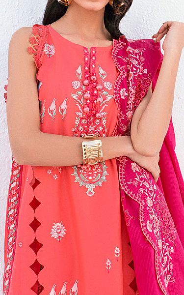 Gul Ahmed Coral Lawn Suit | Pakistani Lawn Dress in USA- Image 2