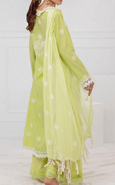 Gul Ahmed Lime Green Lawn Suit | Pakistani Lawn Dress in USA- Image 2