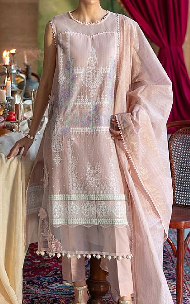 Gul Ahmed Dusty Pink Dobby Suit | Pakistani Lawn Dress in USA- Image 1
