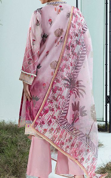 Gul Ahmed Tea Pink Lawn Suit | Pakistani Lawn Dress in USA- Image 2