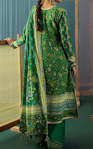 Gul Ahmed Green Lawn Suit | Pakistani Lawn Dress in USA- Image 2