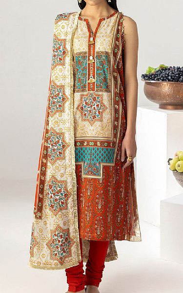 Gul Ahmed Multi Lawn Suit | Pakistani Lawn Dress in USA- Image 1