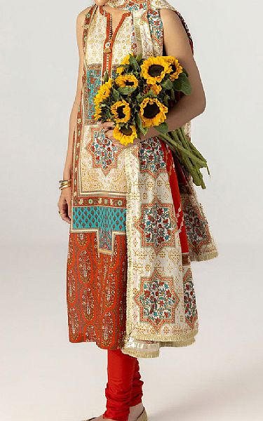 Gul Ahmed Multi Lawn Suit | Pakistani Lawn Dress in USA- Image 2