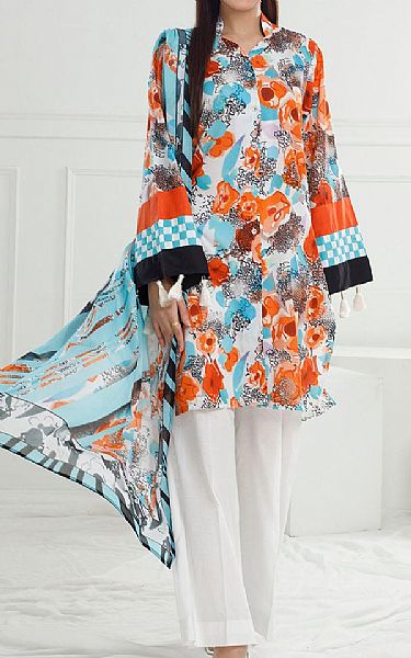 Gul Ahmed Multi Lawn Suit | Pakistani Lawn Dress in USA- Image 1