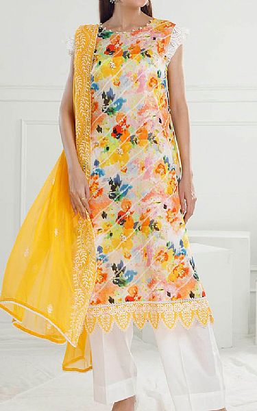 Gul Ahmed Multi Lawn Suit | Pakistani Lawn Dress in USA- Image 1