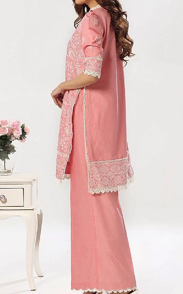 Gul Ahmed Pink Lawn Suit (2 pcs) | Pakistani Lawn Dress in USA- Image 2