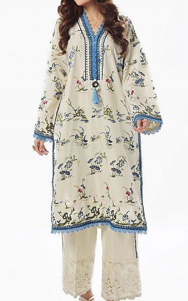 Gul Ahmed Green Mist Lawn Suit (2 pcs) | Pakistani Lawn Dress in USA- Image 1
