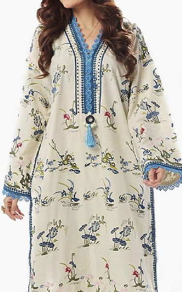 Gul Ahmed Green Mist Lawn Suit (2 pcs) | Pakistani Lawn Dress in USA- Image 2