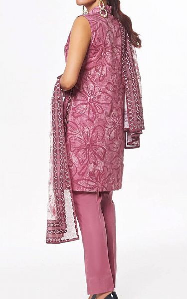 Gul Ahmed Pink Lawn Suit | Pakistani Lawn Dress in USA- Image 2
