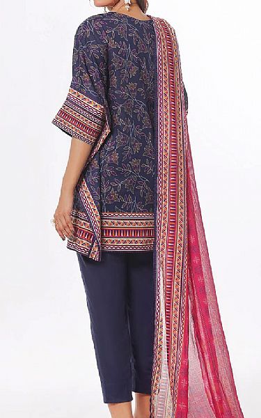 Gul Ahmed Bright Grey Lawn Suit | Pakistani Lawn Dress in USA- Image 2