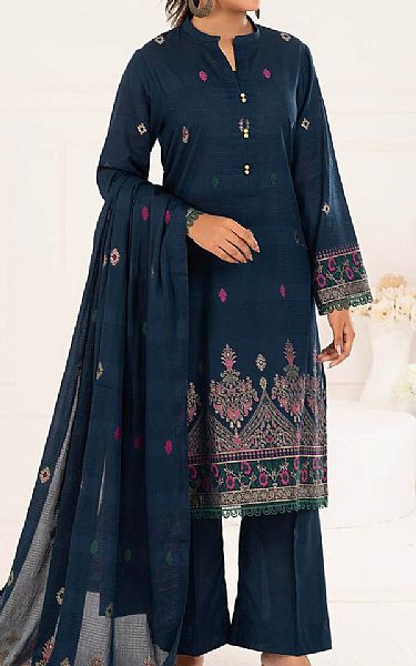 Gul Ahmed Pickled Bluewood Jacquard Suit | Pakistani Lawn Dress in USA- Image 1