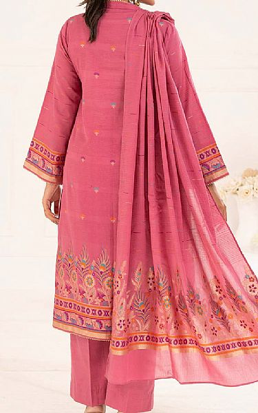 Gul Ahmed Pink Jacquard Suit | Pakistani Lawn Dress in USA- Image 2