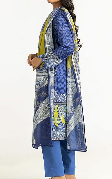 Gul Ahmed Blue Lawn Suit | Pakistani Lawn Dress in USA- Image 2