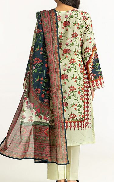 Gul Ahmed Green Mist Lawn Suit | Pakistani Lawn Dress in USA- Image 2