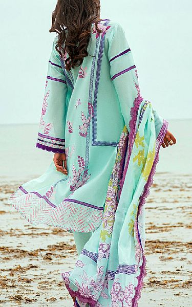 Gul Ahmed Mint Green Lawn Suit | Pakistani Lawn Dress in USA- Image 2