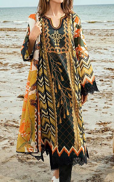 Gul Ahmed Black Lawn Suit | Pakistani Lawn Dress in USA- Image 1
