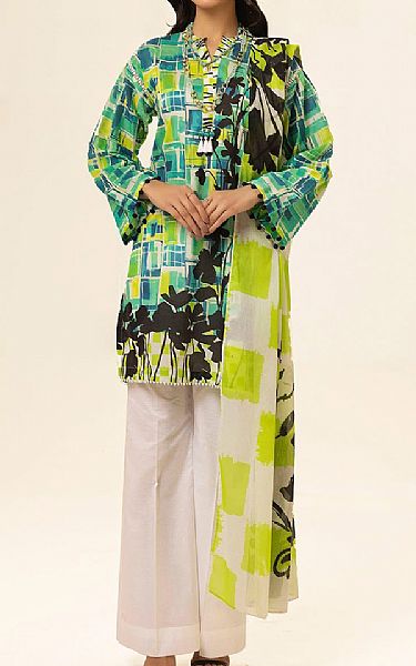 Gul Ahmed Multi Lawn Suit (2 pcs) | Pakistani Lawn Dress in USA- Image 1