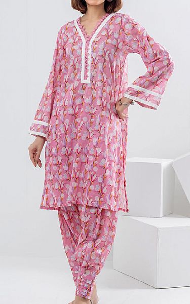 Gul Ahmed Pink Lawn Suit (2 pcs) | Pakistani Lawn Dress in USA- Image 1