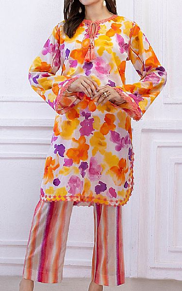 Gul Ahmed Multi Lawn Suit (2 pcs) | Pakistani Lawn Dress in USA- Image 1